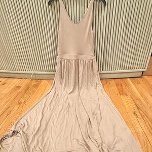rag & bone Taupe Backless Dress
